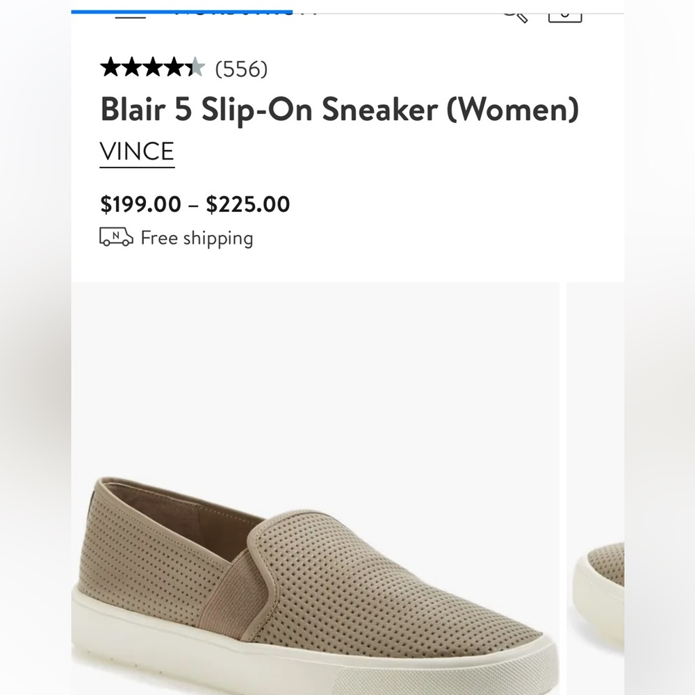 Vince Blair Perforated Leather Slip-On Sneakers - coming soon